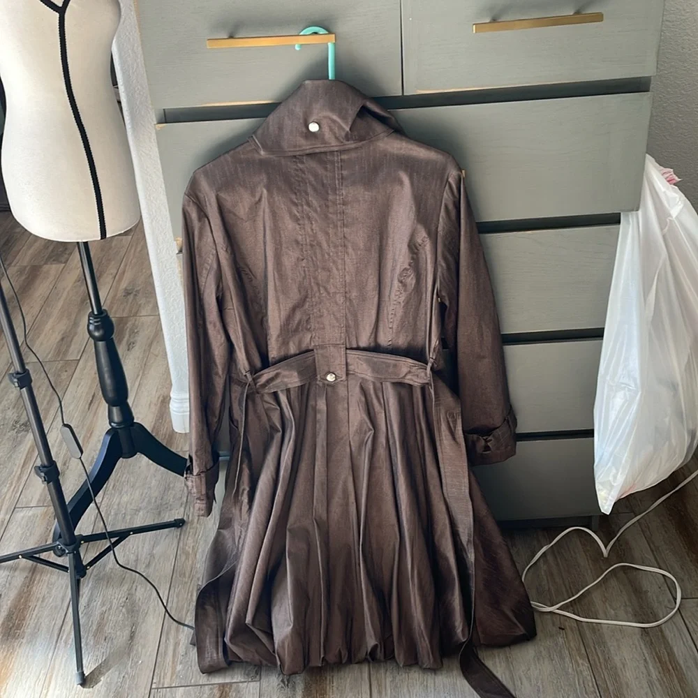 Samuel Dong Bubble Coat Dress 11664 size medium - Picture 2 of 4